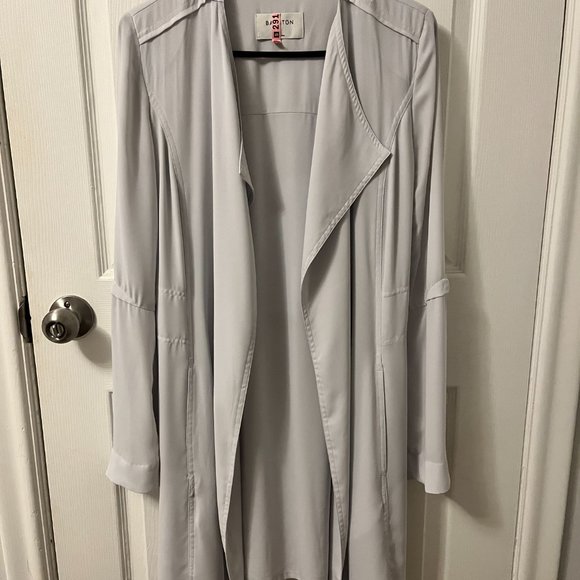 Light Blue Trench Coat - Picture 2 of 4